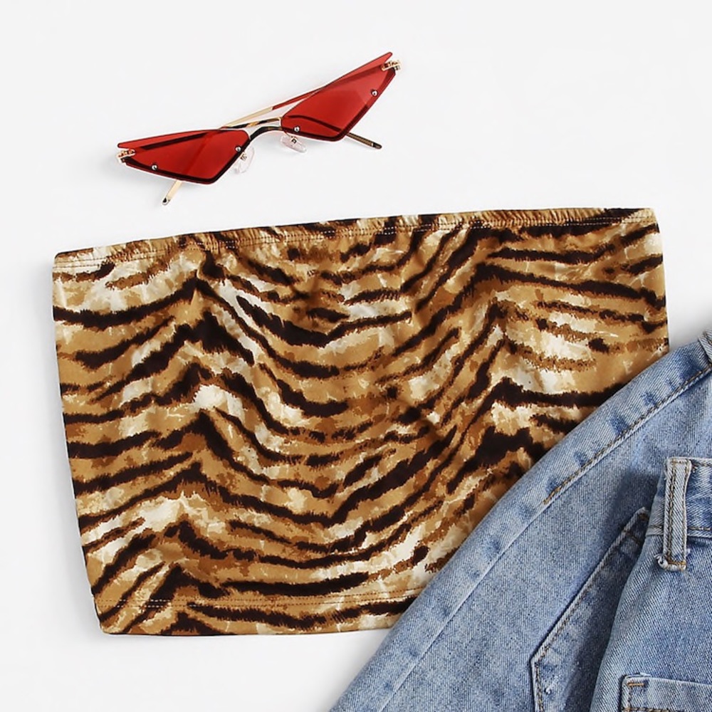 🐅Tiger Print Bandeau Top🐅